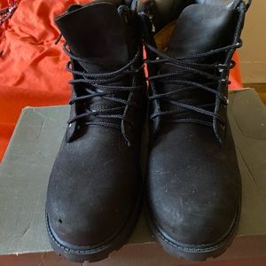 Black Timberland Boots